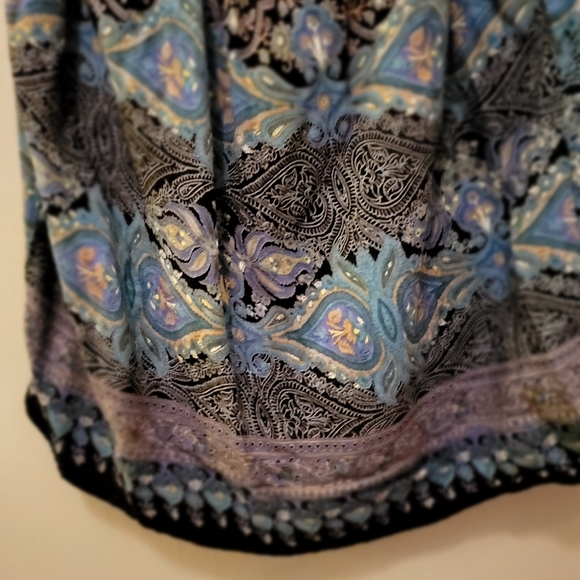 ANGIE'S Mini Dress, Size 8, Color: Navy Blue/ light blue. - Picture 9 of 9